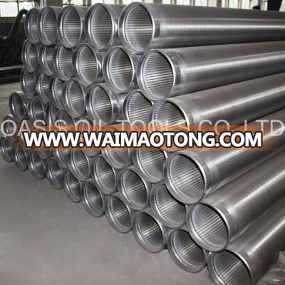 304 Stainless Steel Wedge Wire Screen Pipe Cylinders